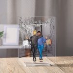 Décoration de Bureau Plaque Personnalisée avec Image Mère et Fille Cadeau Anniversaire Fête pour Femme