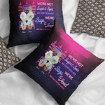 Personalized We're Sage and Hood Besties Best Friends at Bar Throw Pillow Cover Friendship Gift Bedroom Decor