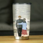 Spersonalizowany kubek I Love You No Matter How Old We Get Couple 20oz do gorących i zimnych napojów Świąteczny prezent urodzinowy