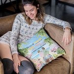Personnalisé We're Sage and Hood Besties Best Friends Beach View Throw Pillow Cover Friend Gift Bedroom Decor