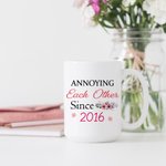 Personnalisé ennuyeux les uns les autres Couple amour tasse en céramique blanche cadeau d'anniversaire de la Saint-Valentin