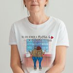 Personalized One and Only Best Mom Daughter Accompanying Shopping Wine Glasses T-shirt Mother's Day Basic T-Shirt