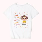 Personalised Tag Wall Student Girl Boy New Semester Begins Kid T-shirt School Season