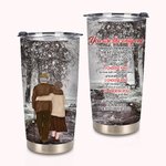 Personalised Old Couple You Are The Only One Winter Snow 20oz Tumbler Birthday for Hot and Cold Drinks