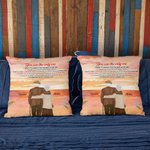 Couvre oreiller personnalisé You Are The Only One Old Couple Love Forevers Anniversary Wedding Valentine's Day Gift for Living Room