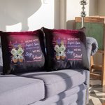 Personalized We're Sage and Hood Besties Best Friends at Bar Throw Pillow Cover Friendship Gift Bedroom Decor