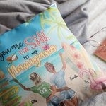 Personnalisé Best Friends You're the She to My Nanigans Throw Pillow Cover Gift for Friend Sofa Decor