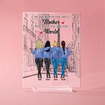 Personnalisé Meilleure Mère Forever Love Pairs Plaque Acrylique Anniversaire Décoration Acrylique