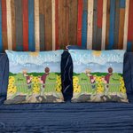 Personnalisé vous et moi nous avons ce tournesol jardin Couple vacances jeter taie d'oreiller saint valentin cadeau canapé décor