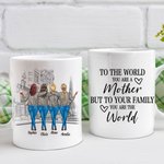 Personnalisé au monde que vous êtes une mère shopping tasse en céramique blanche cadeaux d'anniversaire pour maman