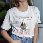 Personalized Mother And Daughter Happy Holidays  Back View Love T-shirt Mother's Day