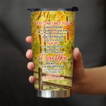 Personalised I Love You the Day I Met You Autumn Walk Slowly 20oz Tumbler Valentine's Day Birthday Daily Use