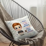 Personalised Girl Boy New Semester First Day of School Gift Throw Pillow Cover School Season Bedroom Decor