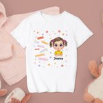 Personalised Tag Wall Student Girl Boy New Semester Begins Kid T-shirt School Season