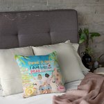 Personnalisé Meilleurs amis N'oubliez pas que si nous nous faisons prendre, je suis sourd et vous ne parlez pas anglais Housse de coussin Cadeau a