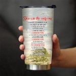 Henkilökohtainen Minä valitsen sinut Käsi kädessä mukana kulkea yhdessä 20oz Tumbler päivittäiseen käyttöön Syntymäpäivä joululahja