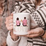 Taza de Cerámica Personalizada i Met You I Liked You Pareja Dulce Recuerdo Blanco Regalo de Aniversario para la Oficina y el Hogar