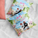 Personalized Are We Drunk Bitch We Might Be Best Friends on Beach Throw Pillow Cover Gift for Friend for Living Room