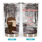 Personalised Old Couple You Are The Only One Winter Snow 20oz Tumbler Birthday for Hot and Cold Drinks
