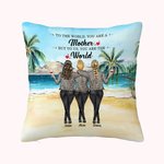 Personnalisé au monde vous êtes une mère mais pour nous vous êtes le monde jeter taie d'oreiller meilleur cadeau pour la décoration de la chambre 