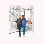 Décoration de Bureau Plaque Personnalisée avec Image Mère et Fille Cadeau Anniversaire Fête pour Femme