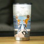 Personalized Annoying Each Other Iceberg View Couple on Chairs 20oz Tumbler Couple Gift for Hot and Cold Drinks