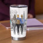Personnalisé Meilleure Mère et Filles du Coeur 20 oz Gobelet Cadeau de Fête des Femmes Usage Quotidien