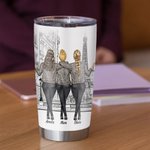 Personalised Love between a Mother and Daughters Family Love 20oz Tumbler Women's Day Gift for Hot and Cold Drinks