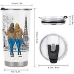 Personalized Like Mother Like Daughters Showing Love for Each Other 20oz Tumbler for Hot and Cold Drinks