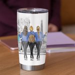 Personalized To Your Family You Are The World Modern City 20oz Tumbler Thanksgiving Day Gift Daily Use