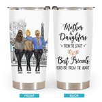 Personnalisé Meilleure Mère et Filles du Coeur 20 oz Gobelet Cadeau de Fête des Femmes Usage Quotidien