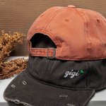 Cappello da baseball personalizzato con nome ricamato in stile vintage con cuore per la mamma, la nonna, il regalo di compleanno per la festa della mamma