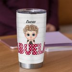 Personalized Grandchildren Love to Grandma Grandparents with Various Cute Nickname 20oz Tumbler Memorial Gift Daily Use