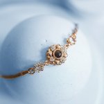 Pulsera personalizada Girasol Proyección Día de San Valentín Aniversario Cumpleaños Regalo