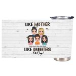 Personnalisé mère et fille Love You Forever Family Photo 20oz Tumbler Thanksgiving Day Gift Usage quotidien