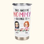 Vaso personalizado Awesome Mommy's Children Family Portrait 20oz Thanksgiving Day Gift Uso diario