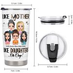 Personnalisé mère et fille Love You Forever Family Photo 20oz Tumbler Thanksgiving Day Gift Usage quotidien