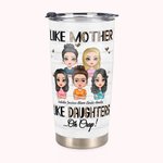 Personnalisé mère et fille Love You Forever Family Photo 20oz Tumbler Thanksgiving Day Gift Usage quotidien