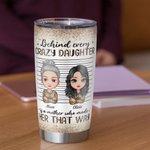 Personnalisé Crazy Mother and Daughter Special Love for Each Other 20oz Tumbler Usage quotidien