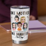 Personnalisé mère et fille Love You Forever Family Photo 20oz Tumbler Thanksgiving Day Gift Usage quotidien