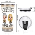 Personnalisé We're More Than Just Mother and Daughter Leopard Print 20oz Tumbler Usage quotidien