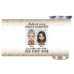 Personnalisé Crazy Mother and Daughter Special Love for Each Other 20oz Tumbler Usage quotidien