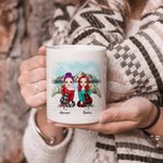 Personalised Thank You for Making Me Laugh White Ceramic Mug Bestie Gifts for Women for Office and Home