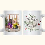 Personalised Besties Sister Best Friends Friendship Celebration White Ceramic Mug Dishwasher and Microwave Safe