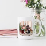 Personalised Best Bitches Best Friend White Ceramic Mug Sister Dishwasher and Microwave Safe