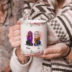Best Friends Life is Better personnalisé avec des cadeaux d'amis de tasse en céramique blanche Besties pour le bureau et la maison