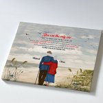 Personnalisé vous êtes le seul oiseau de plage vieux Couple affiche peinture sans cadre peinture décorative saint valentin anniversaire