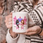 Personalized Are We Drunk Funny Friendship  BFF White Ceramic Mug Girls Women BFF Birthday Coffee Mug