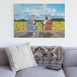 Personalized Couple Sunflower Vacation You and Me We Got This Poster Frameless Painting Valentine's Day Christmas Wall Art Print