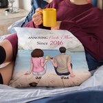 Personalised Couple Annoying Each Other Since Throw Pillow Cover Boyfriend Gifts Home Decoration